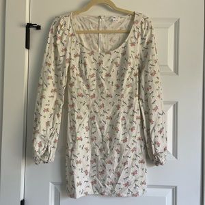 LPA puff sleeve mini dress